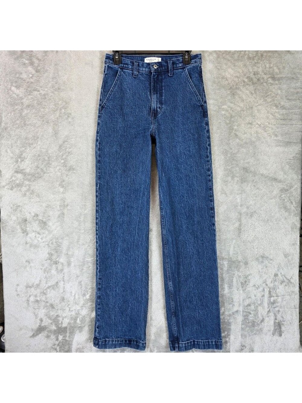 Abercrombie & Fitch 90s Relaxed Jeans Womens 4 Extra Long High Rise Straight